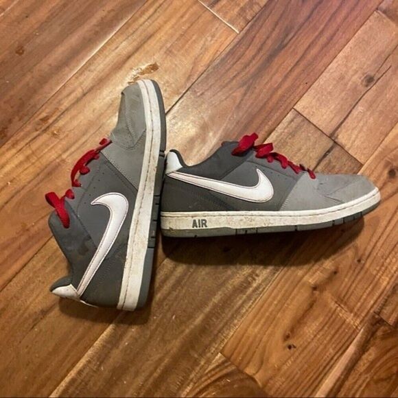 NIKE | Air Force 1s red/grey - Picture 4 of 4